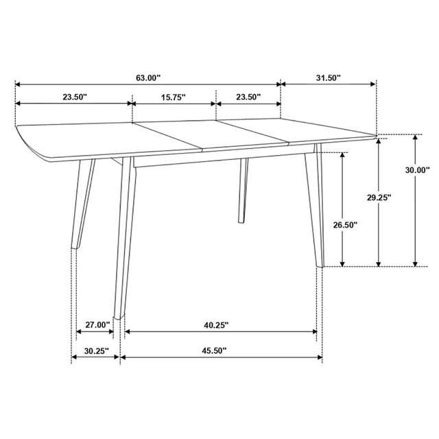 Alt view image 7 of 7 - Hassyee 6-Piece Dinner Table Set with Extendable Tabletop and 4 Upholstered Chairs & 1 Bench for 6, Farmhouse Kitchen Set with Half Moon Backrest & Wood Frame for Family Gathering