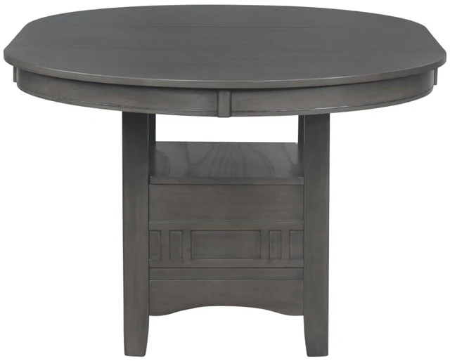 Alt view image 5 of 7 - Hassyee 5-Piece Dining Sets with Oval Table, Extendable Tabletop & 4 Upholstered Chairs for Tavern Pub Bistro Home Restaurant, Vintage Kitchen Table Set with Storage Shelf for Dining Room