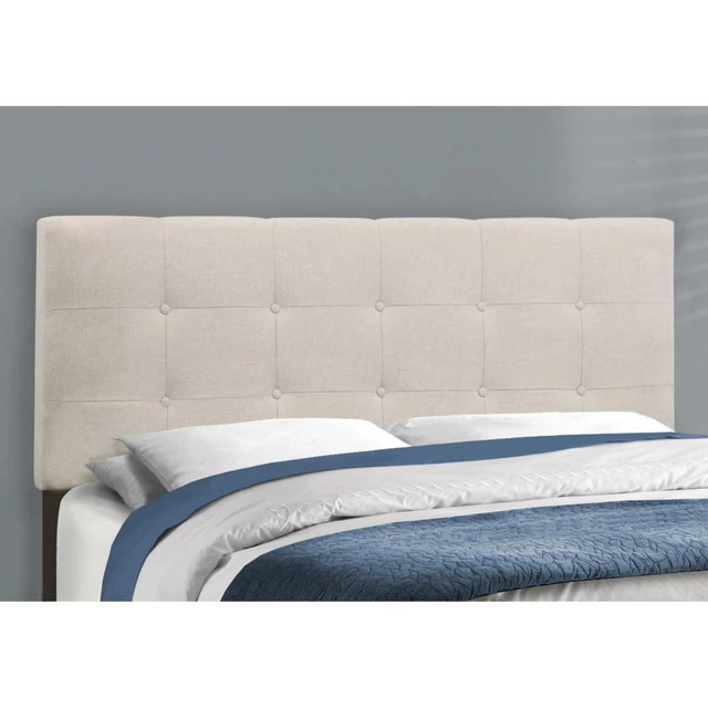 Alt view image 4 of 7 - Hassyee Queen Size Upholstered Platform Bed Frame with Headboard, Modern Panel Bedframe Mattress Base for Adults Teens Master Bedroom Guest Room Apartment, No Box Spring Needed