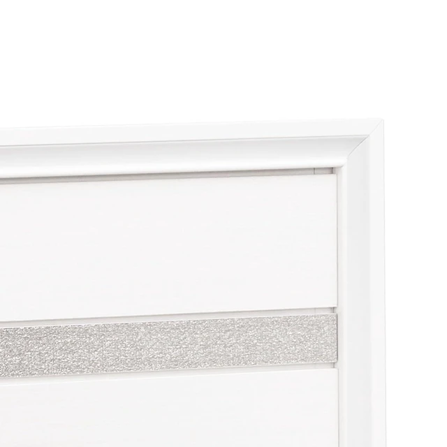 Alt view image 2 of 7 - King/Queen/Full Size Modern Platform Bed Frame with High Headboard, Panel Bedframe Mattress Base with 2 Under Bed Storage Drawers, for Adults Teens Guest Room Master Bedroom Apartment (White Queen)