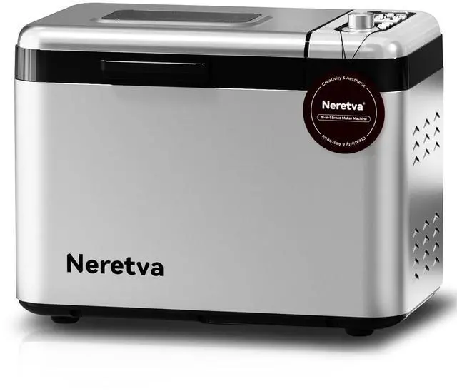 Main image of 3.3LB &15-in-1 Bread Maker Dual Heaters with Auto Nut Dispenser