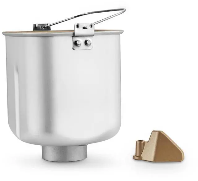 Main image of Bread Machine Pan with one paddle, Stainless Steel, 768490022642
