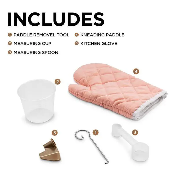Alt view image 2 of 3 - Bread Machine Parts Aceessories Measuring Spoon Cup Hook Stirrer Rod