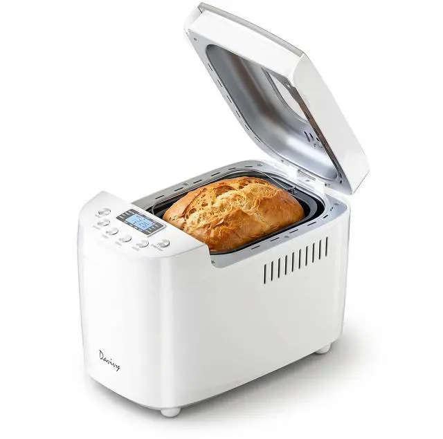 Main image of Bread Maker Machine with 2 Dough Kneading Paddles,15-in-1 Automatic Large Capacity Bread Machine Nonstick Bowl For Bread, Jam& Yogurt, 3 Loaf Sizes and 3 Crust Settings