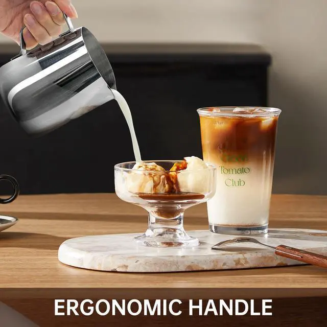 Alt view image 3 of 7 - 20 Bar Espresso Machine with Milk Frothing Steam Wand&Milk Frothing Pitcher 20 oz Milk Hand Held Frother Steamer Pitcher Jug Cup