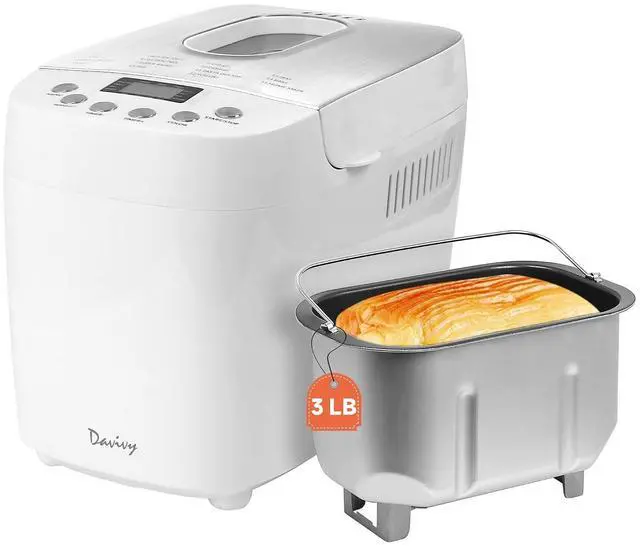 Alt view image 2 of 6 - 3.3LB Bread Maker+ ABS-black Can Opener Combo Bundle