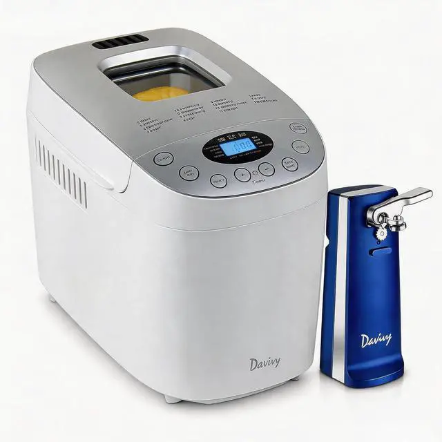 Main image of 3.5LB Bread Maker wuth gloves+ ABS-blue Can Opener Combo Bundle