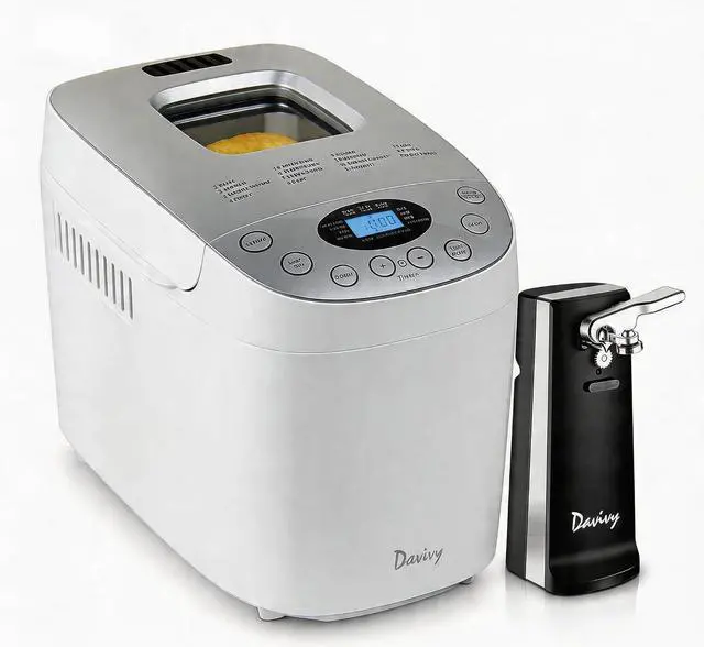 Main image of 3.5LB Bread Maker+ ABS-black Can Opener Bundle Combo