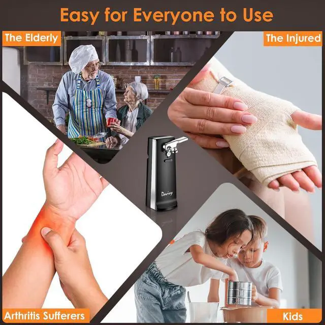 Alt view image 4 of 6 - 3.5LB Bread Maker wuth gloves+ ABS-black Can Opener Combo Bundle