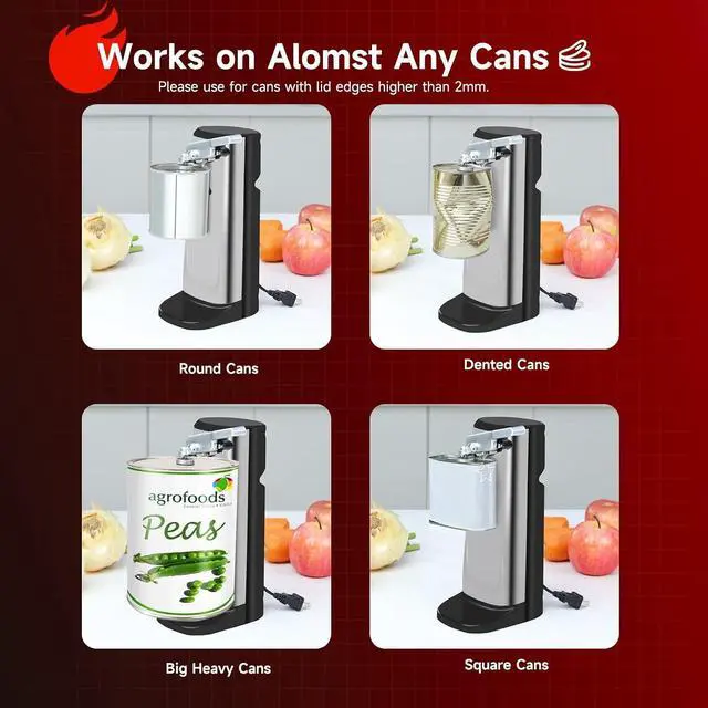Alt view image 5 of 6 - 3.3LB Bread Maker+Stainless Steel-black Can Opener Bundle Combo