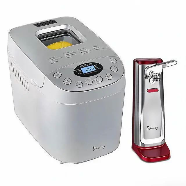 Main image of 3.5LB Bread Maker+Stainless Steel-red Can Opener Combo Bundle