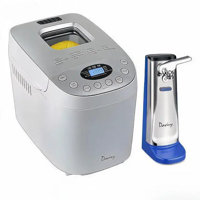 Main image of 3.5LB Bread Maker+Stainless Steel-blue Can Opener Combo Bundle