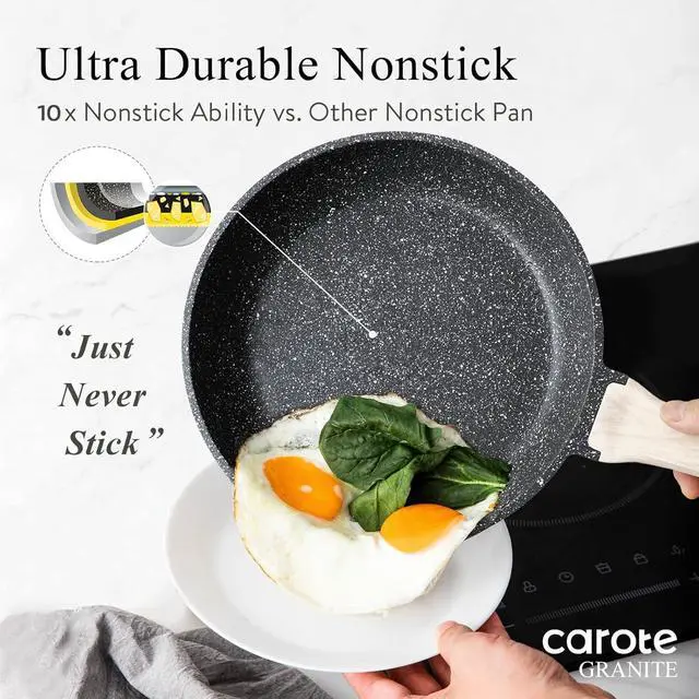 Alt view image 4 of 6 - 21pcs Nonstick Pots and Pans Set, Cookware Sets, with Egg Pan
