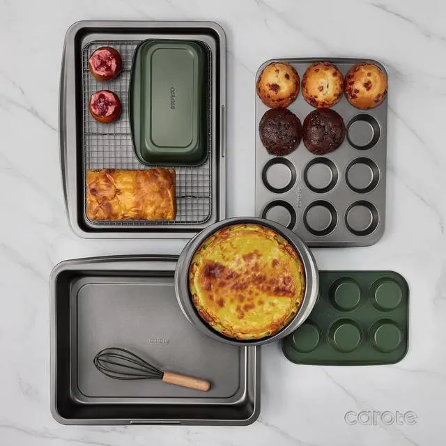 Alt view image 6 of 7 - 49pcs Nonstick Cookware Set, Pots and Pans Set with Bakeware