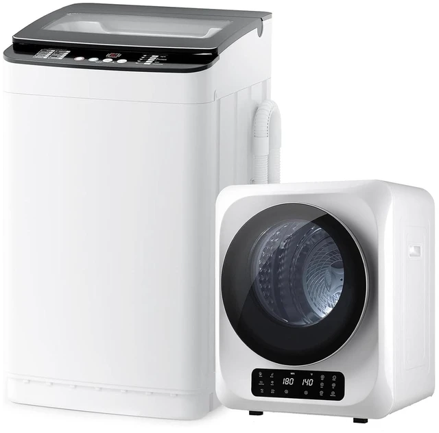 Main image of Portable Washer and Dryer Combo Set, 1.8 CU.FT Portable Clothes Dryers with Boot Dryer, 28 lbs Fully Automatic Washing Machine, 7 Wash Cycles, Compact Washer and Dryer for Apartment, RV, Dorm