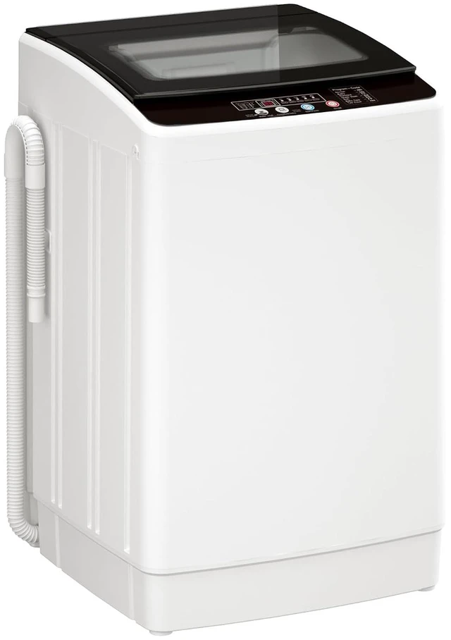 Main image of 35 lbs Washing Machine, Fully Automatic Portable Washer with LED Display, 12 Wash Cycles, 8 Water Levels, Large Capacity Washer and Spin Dryer Combo with Drain Pump for Apartment, Home