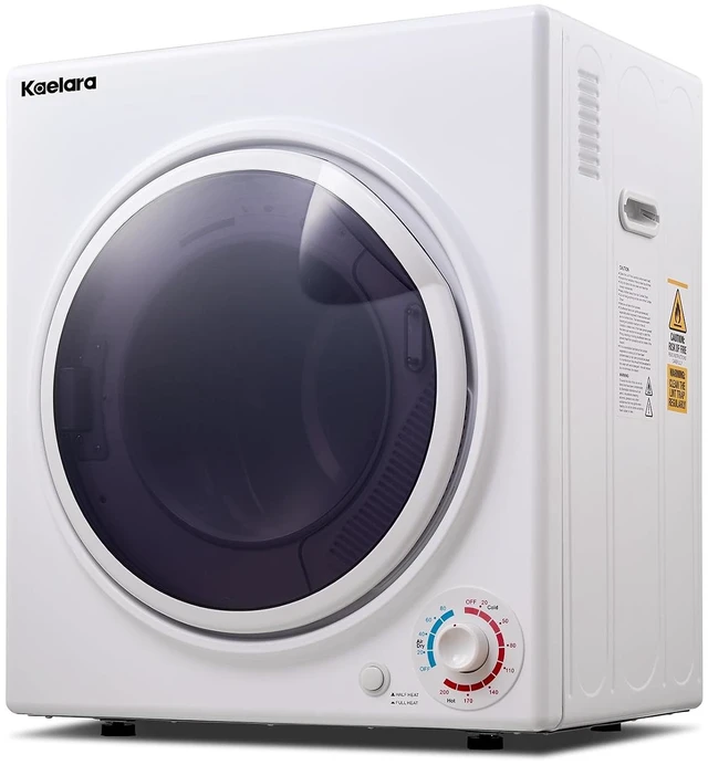 Main image of Portable Dryers for Laundry 1500W, 3.0 cu.ft Apartment Dryer with 4 drying Mode, Front Load Electric Dryer for RVs and Apartments, White