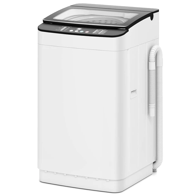 Main image of Portable Washing Machine, 2.4 cu.ft Capacity Fully Automatic Washer with Drain Pump, 10 Programs, 5 Water Levels, Portable Washer Dryer Combo for Apartment, RV, Dorm