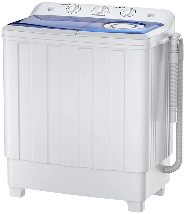 Main image of Portable Washer 28lbs Twin Tub Compact with Drain Pump