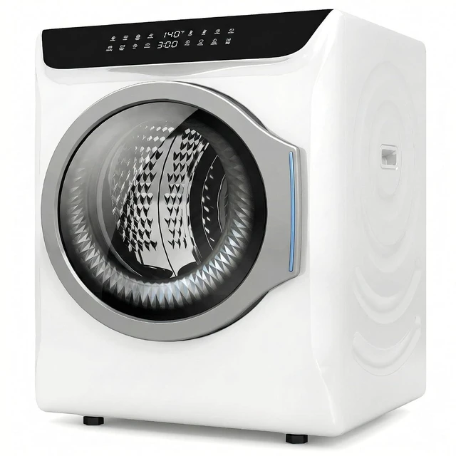 Main image of 2.8 CU. FT. Portable Dryers for Laundry, Compact Clothes Dryer with Stainless Steel Tub & Boot Dryer,1400W Dryer Machine, Electric Dryer with LED Control for Apartment, Dorm, RV, White
