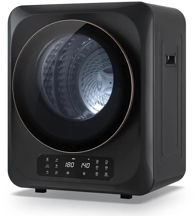 Main image of 12lbs Portable Dryer for Apartment Laundry, Portable Clothes Dryer with 6 Drying Modes, LED Control Panel, Stainless Tub, Mini Compact Dryer for Apartment, RVs, Dorms