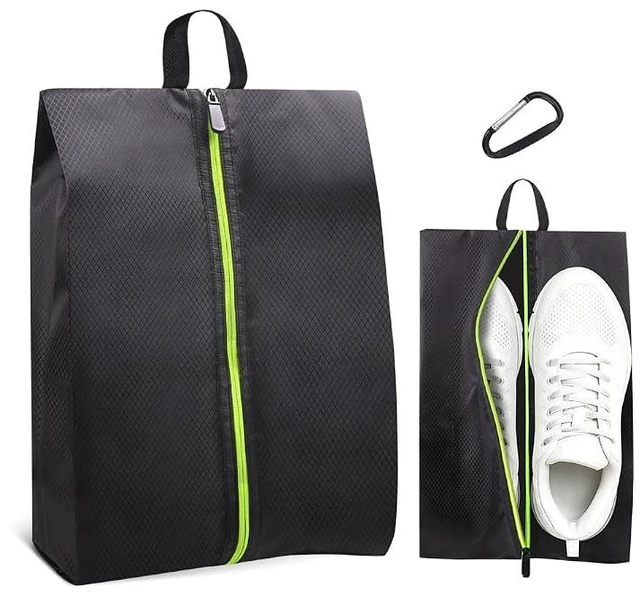 Main image of Roliwils Smell Proof Shoe Cleat Bag with Reinforced Handle | Odor-resistant Cleat Bag with Carabiner | Travel Shoe Organizer for Men | Baseball Soccer Footwear Storage