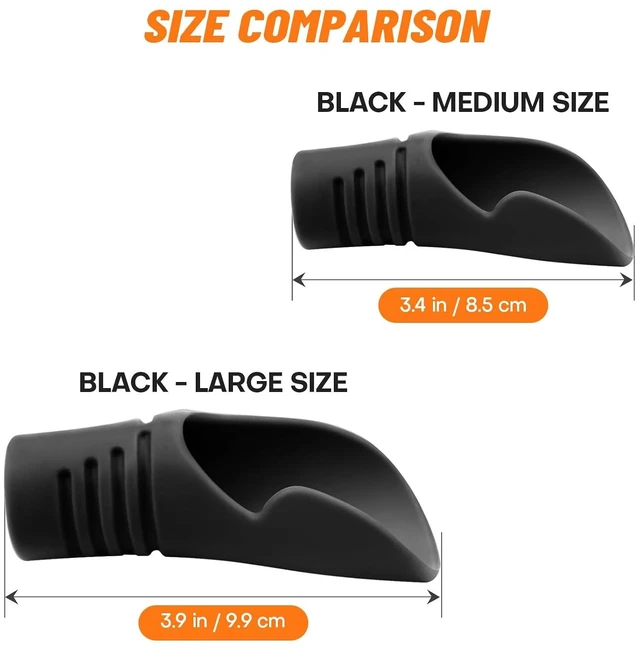 Alt view image 3 of 7 - Baseball Catcher Thumb Guard - Grooved Silicone Thumb Protector for Catcher's Mitt - Shock Absorption Shield for Thumb Jams and Over-Extension - Baseball and Softball, Adult and Youth