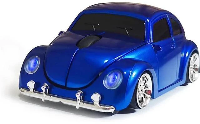 Main image of Car Mouse for Computer, Cool and Cute Car-Shaped Mouse, Wireless 2.4Ghz Optical Mice for Laptop PC Mac (Blue)