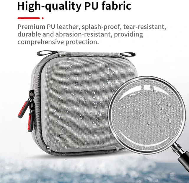 Alt view image 7 of 7 - Camera Protective Bag, Lightweight Travel Case with Mesh and Hard Shell Design for Camera Body, Accessories, and Cables, Dual Layer Interior