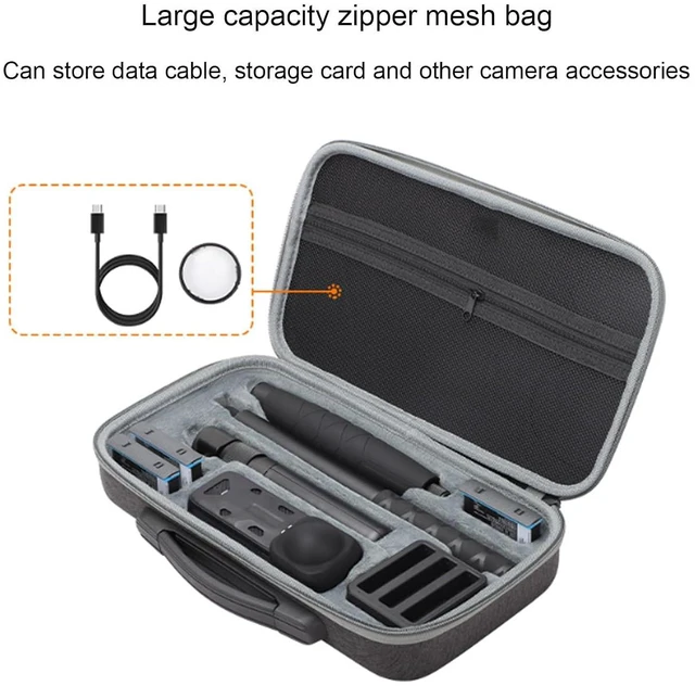Alt view image 4 of 7 - Action Camera Storage Bag for X4, Shockproof Dust proof Protective Hard Travel Carrying Case with Excellent Water proof Performance, for a Variety of Outdoor and Travel