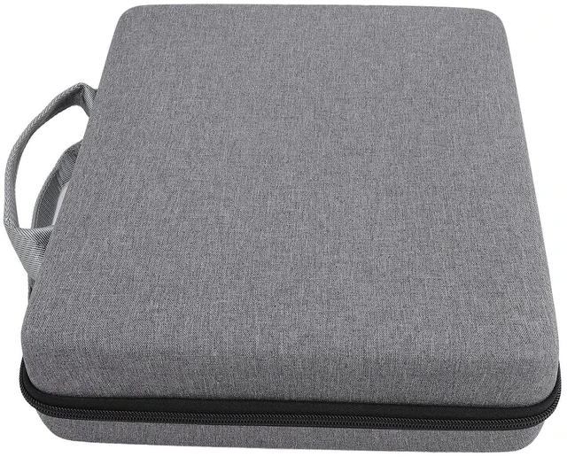 Alt view image 7 of 7 - Hard Shell Case for Mini Dish Kit, Scratch Proof Portable Storage Bag for Mount Pipe Adapter Power Cable, Nylon Ergonomic Handle & Double Zipper