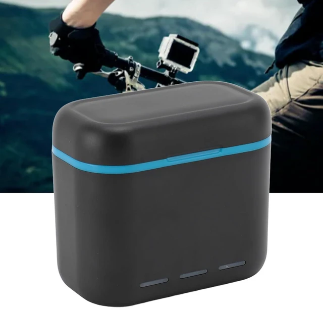 Alt view image 6 of 7 - 2 Slot Camera Battery Charging Box, Battery Charger Storage Case with Type C Fast Charging and Storage Case, for X3, equuipped with USB C Port for Charging