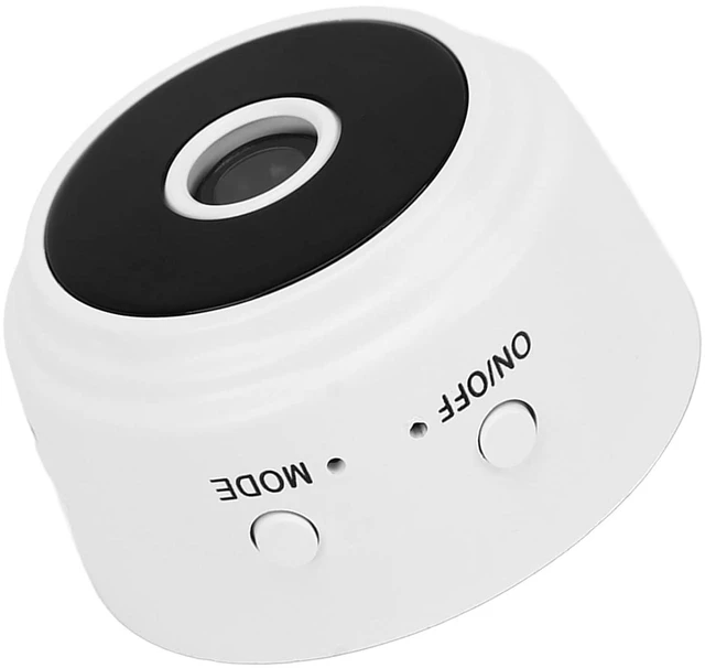 Alt view image 6 of 7 - Mini Camera, 1080P Security Camera with Night Mode Motion Detection, Magnetic Sports Camera with Built in Battery, for Pet Baby Elderly Nanny Outdoor (White)