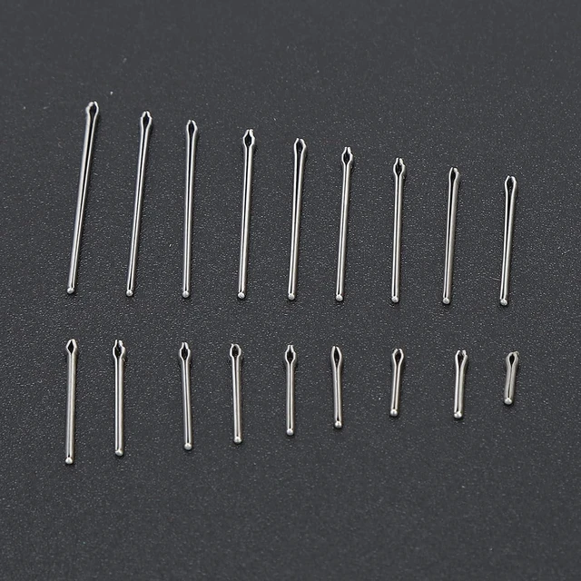 Alt view image 3 of 7 - 360Pcs Watch Pins Stainless Steel Watchband Link Cotter Spring Bar Repairing Kit with 18 Sizes, Transparent Storage Box, Professional Watch Repair Tools