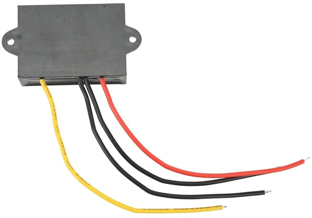 Alt view image 7 of 7 - Converter Board, PP Plastic Shell DC Module 72V to 12V5A with Cable for Safety System