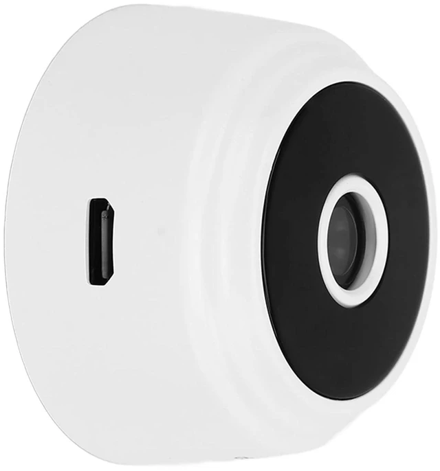 Alt view image 7 of 7 - Mini Camera, 1080P Security Camera with Night Mode Motion Detection, Magnetic Sports Camera with Built in Battery, for Pet Baby Elderly Nanny Outdoor (White)