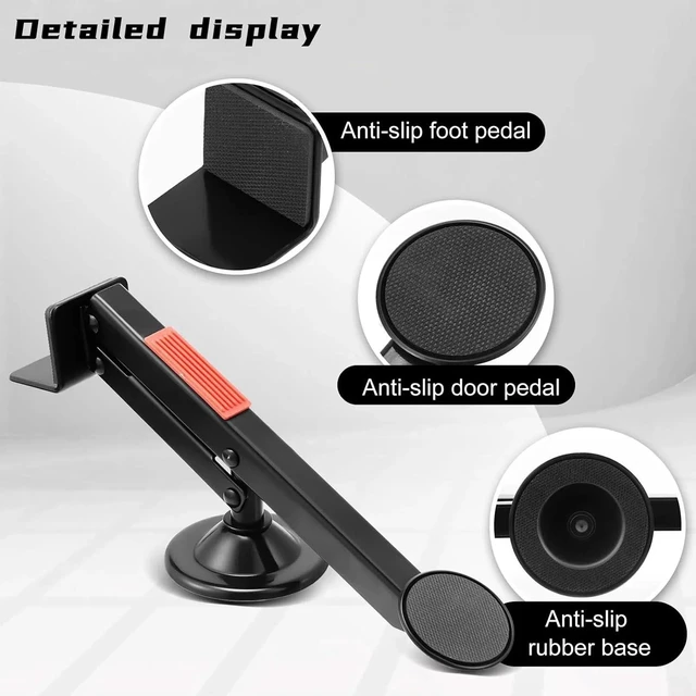 Alt view image 3 of 7 - Door and Board Lifter, 360° Swivel Type Door Lifter Installation Tool, Supports up to 75kg / 165.3lb Load Bearing, Handsfree Door Foot Panel Lifter for Carpenters