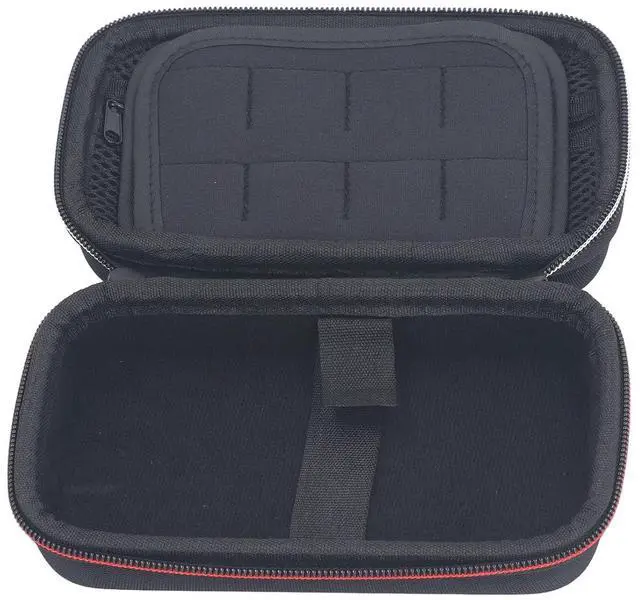 Alt view image 4 of 7 - Black Transport Nylon for 3DS 2DS XL, Shell Hard Protector of a Portable Game Console with Locations to Store Games