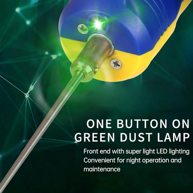 Alt view image 4 of 7 - Glue Remover, Electric Mobile Phone Screen Repair Tool with 6 Needle Tips, 3 Speeds, Green LED Light, for Degumming, Grinding, Polishing, Rechargeable Handle (IR10 Glue Remover)