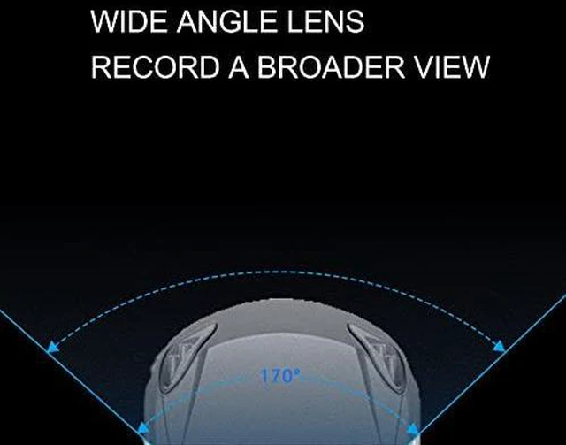 Alt view image 3 of 7 - USB Dash Cam, 1080P DVR Dual Car Driving Recorder with Loop Recording, Motion Detection, ADAS Distance Warning Car Recorder for Vehicles