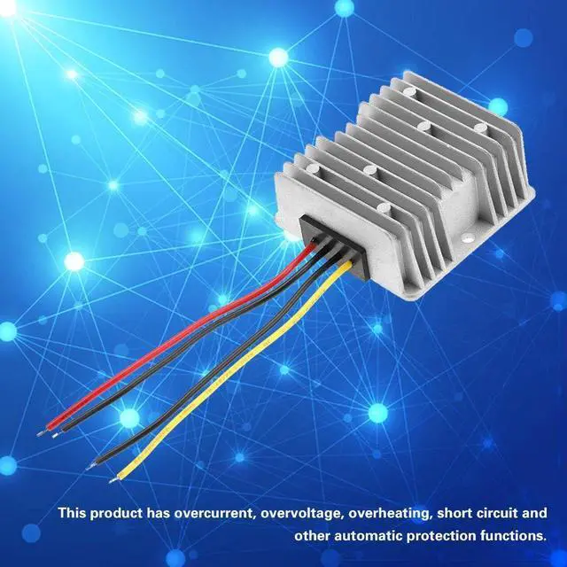 Main image of DCDC Set Up Power Supply, Vehicles Volt Converter Regulator, 240W 10A Automatic Functions for Robots Pumps