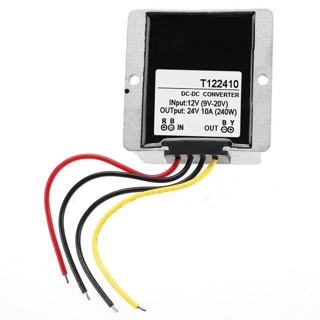 Alt view image 7 of 7 - DCDC Set Up Power Supply, Vehicles Volt Converter Regulator, 240W 10A Automatic Functions for Robots Pumps