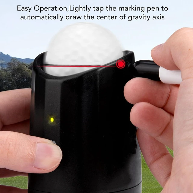 Alt view image 4 of 7 - Electronic Ball Liner Golf Ball Balancer 10000 RPM High Speed Accurate Marking Tool with PP Material for Golf Ball Alignment