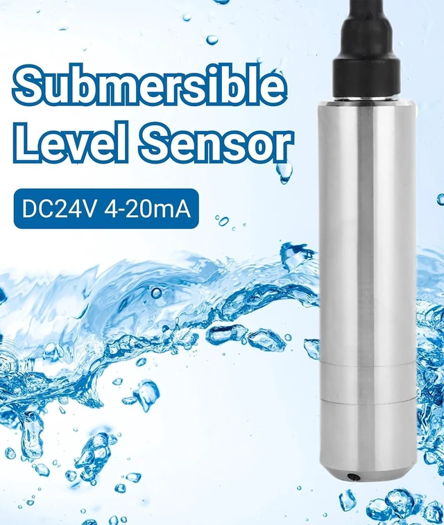 Alt view image 2 of 7 - Level Sensor,Throw-In Type Liquid Level Sensor,Stainless Steel Sensor Probe,with Cable,Anti- and Durable,for Detecting 0-5M Range Liquid Level