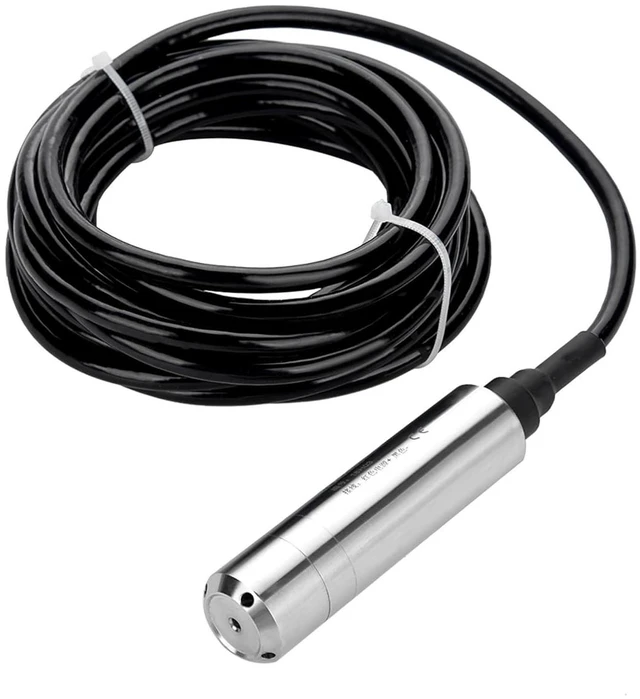 Main image of Level Sensor,Throw-In Type Liquid Level Sensor,Stainless Steel Sensor Probe,with Cable,Anti- and Durable,for Detecting 0-5M Range Liquid Level