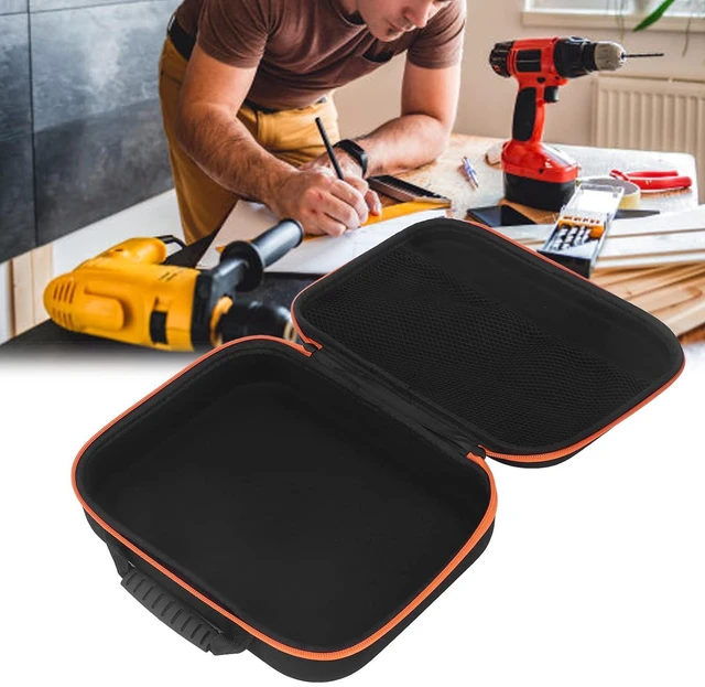 Alt view image 4 of 7 - Large Capacity Tool Case with Mesh Pocket Premium PU and EVA Material Suitable for Round Saw Cutter, Electric Drill Design, Portable and Easy to Carry (Long)