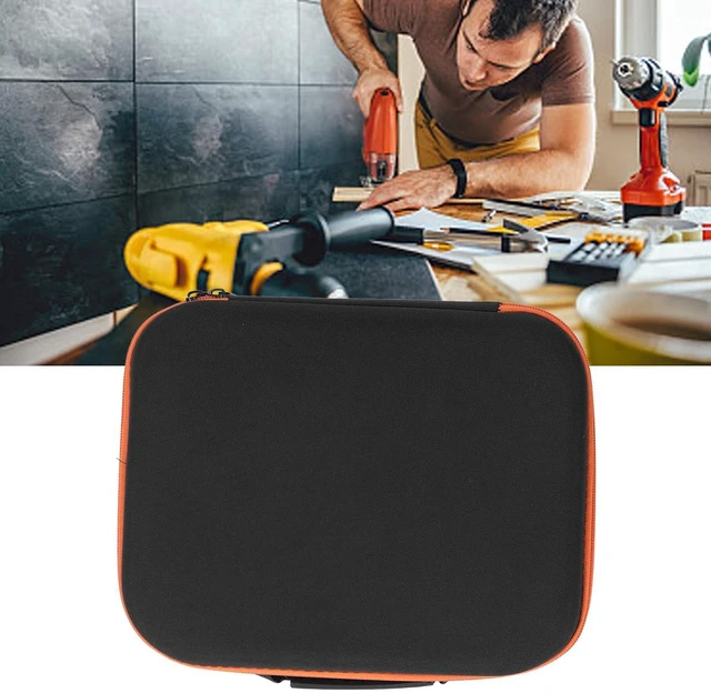 Alt view image 5 of 7 - Large Capacity Tool Case with Mesh Pocket Premium PU and EVA Material Suitable for Round Saw Cutter, Electric Drill Design, Portable and Easy to Carry (Long)