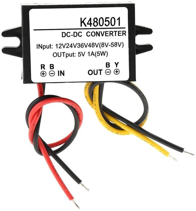 Alt view image 4 of 6 - Overvoltage GYVRMK480501 StepDown Converter, DC Converter, Short Circuit for Car Led Screen Fan Monitor Camera