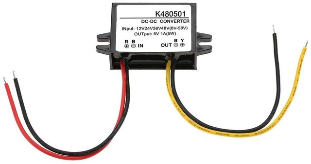 Alt view image 2 of 6 - Overvoltage GYVRMK480501 StepDown Converter, DC Converter, Short Circuit for Car Led Screen Fan Monitor Camera