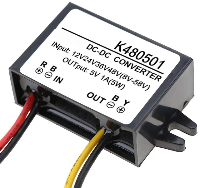 Alt view image 6 of 6 - Overvoltage GYVRMK480501 StepDown Converter, DC Converter, Short Circuit for Car Led Screen Fan Monitor Camera